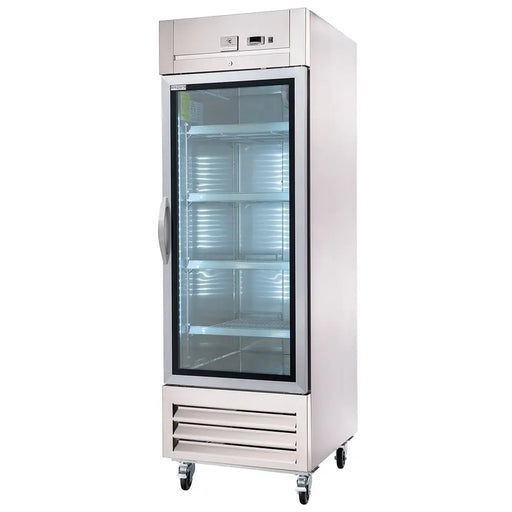 Kelvinator KCHRI27R1GDR 26 3/4" One-Section Reach-In Refrigerator – Glass Door, 23 cu.ft. - Industry Kitchen Supply