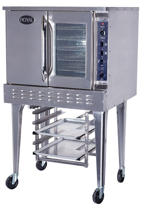 Royal RCOD-1 Single Deck Bakery Depth Gas Convection Oven – 80,000 BTU - Industry Kitchen Supply