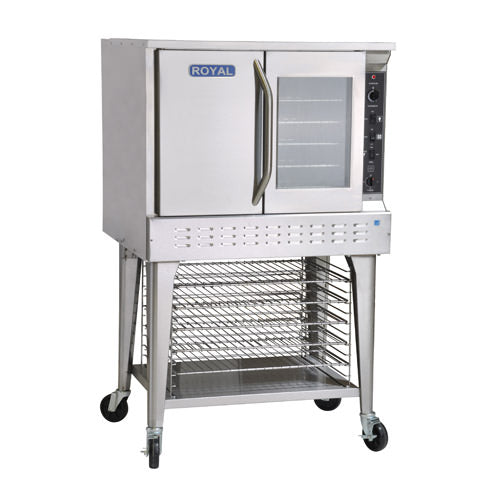 Royal RCOS-1 Single Deck Standard Depth Gas Convection Oven – 70,000 BTU - Industry Kitchen Supply