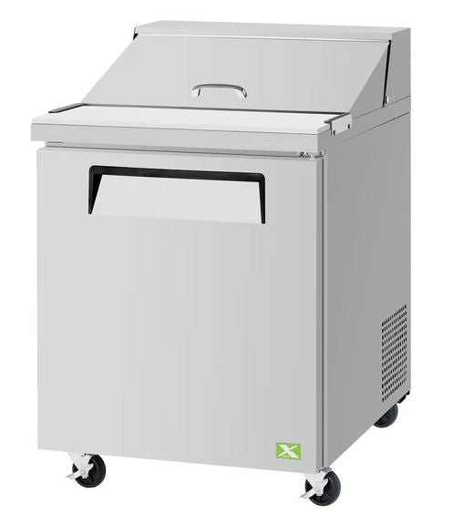 RefrigerationX XST-28-N6 Sandwich Prep Table – 28", 1 Door, 1/6 Size Pans Refrigeration X